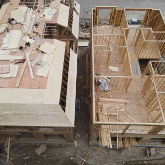 Custom home construction and framing project in the Greater Toronto Area